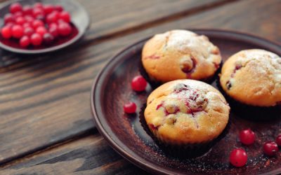 Клюквенные маффины