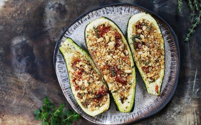 Цуккини, фаршированные кичари