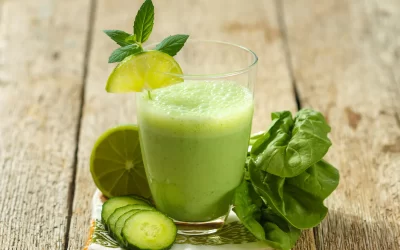 Летний огуречно-лаймовый сок